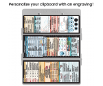 Trifold WhiteCoat Clipboard® - White Critical Care Edition